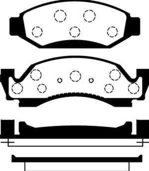 PASTILLAS LITTON FORD F-100/150 / CHEV. C-20/D-20