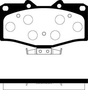 PASTILLAS LITTON TOYOTA PICK-UP 84 2.4 D.2.4I 4WD