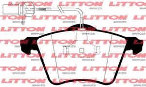 PASTILLAS LITTON Volkswagen Transporter 2.4 D - 2.5 TDI 00/