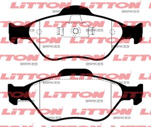 PASTILLAS LITTON Renault Laguna 01/ // Megane II 08/