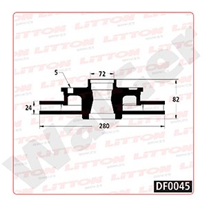 Disco Freno Jeep 2.1-2.5 TD-4.0 84/99 Delante Ventilado