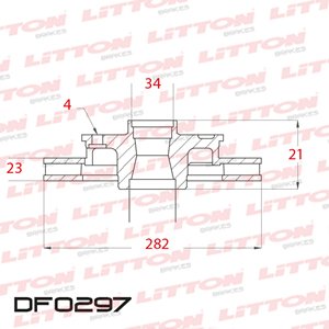 Disco Freno Honda Accord Todos 91/. Del Ventilado