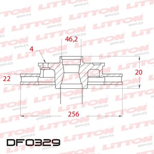 Disco Freno Audi 100 / 80 77/91 Del Ventilado