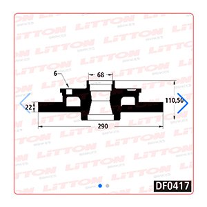 Disco Freno Iveco Daily 49.12-New Daily 96/..Delante Solido