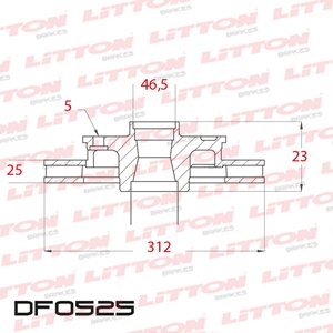 Disco Freno Audi A4 3.0 V6 30V 01/. Del Ventilado
