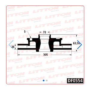 Disco Freno Jeep 4.0 99/... Delante Ventilado