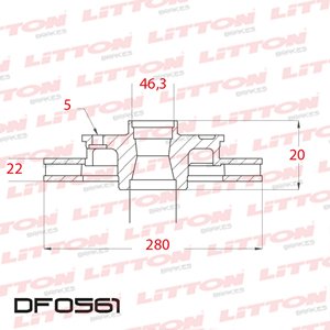 Disco Freno Volkswagen Passat IV-V 1.8I 20V-1.9 TDI 96/Delan