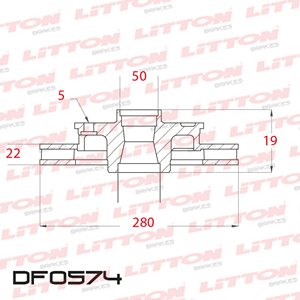 Disco Freno Volkswagen Golf 1.9 TDI ABS Rued 15 04/ Del Vent