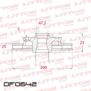 Disco Freno Honda Civic 07/ / CR-V 05/06 Del Ventilado