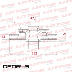 Disco Freno Honda CR-V 2.0I 16V 02/. Del Ventilado