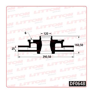 Disco Freno Iveco Daily 59.12-60.12-60.13 04/.. D Ventilado