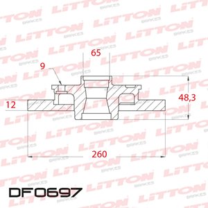 Disco Freno Volkswagen Touran Todos 04/... Trasero Solido
