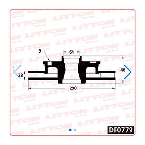 Disco Freno Iveco Daily 25L-35C-35S 08/..Delante Ventilado