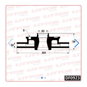 Disco Freno Iveco Daily 06/08 Delante Ventilado