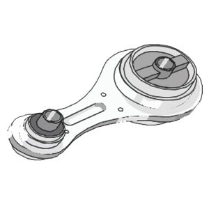 Soporte Motor Renault 19 Clio Express Trasero Central