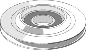 POLEA TENSORA V Alternador - F/100 / 150 - Motor MWM 2.8TD R