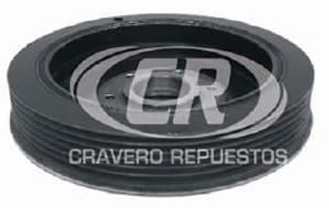 Polea Cigueñal Peugeot 206 307 1.4 1.6 16V Nafta Vitara 6Pk